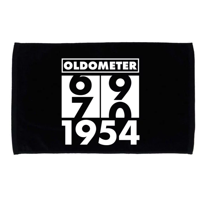 Funny Oldometer Made In 1954 70th Birthday Microfiber Hand Towel