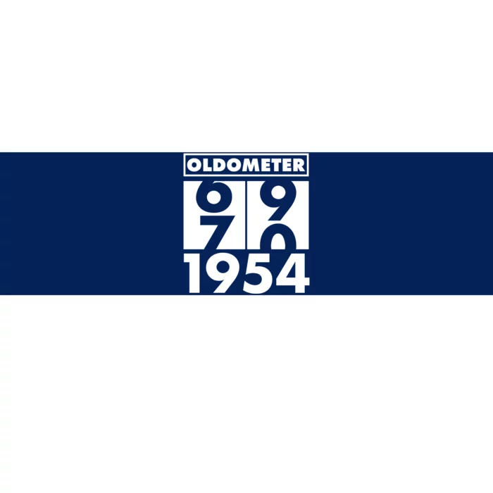 Funny Oldometer Made In 1954 70th Birthday Bumper Sticker