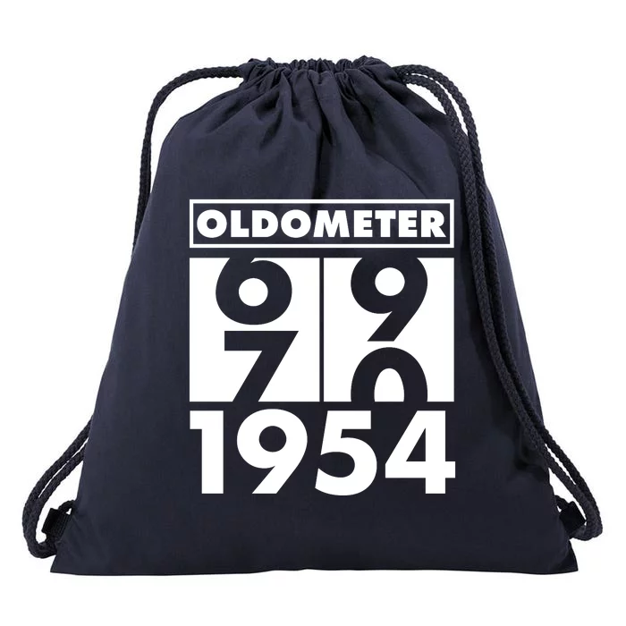 Funny Oldometer Made In 1954 70th Birthday Drawstring Bag