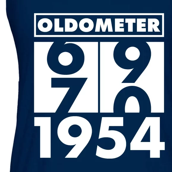 Funny Oldometer Made In 1954 70th Birthday Ladies Essential Flowy Tank