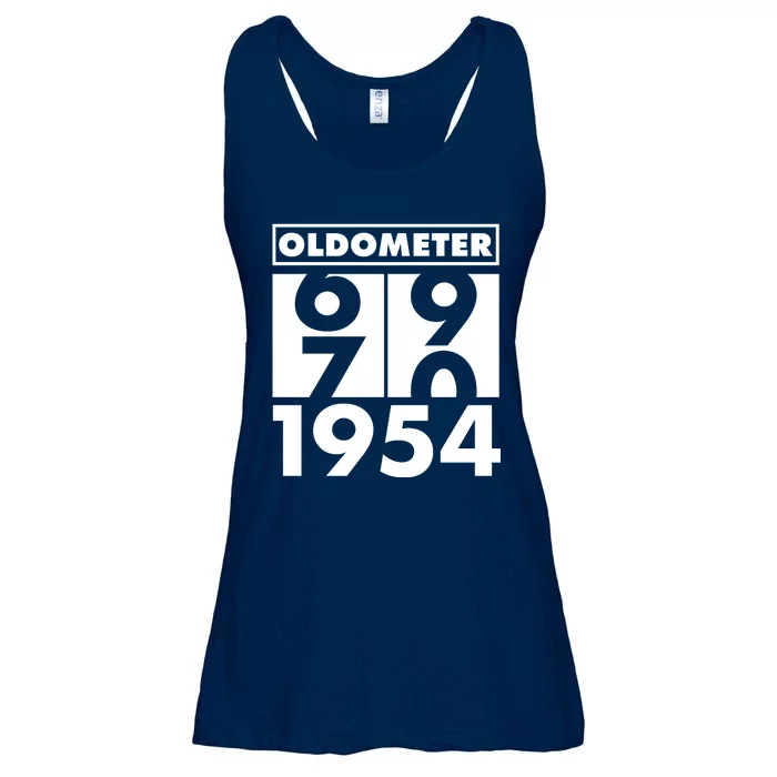 Funny Oldometer Made In 1954 70th Birthday Ladies Essential Flowy Tank