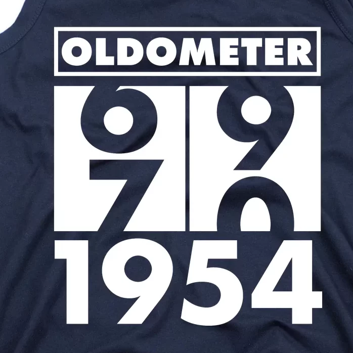 Funny Oldometer Made In 1954 70th Birthday Tank Top