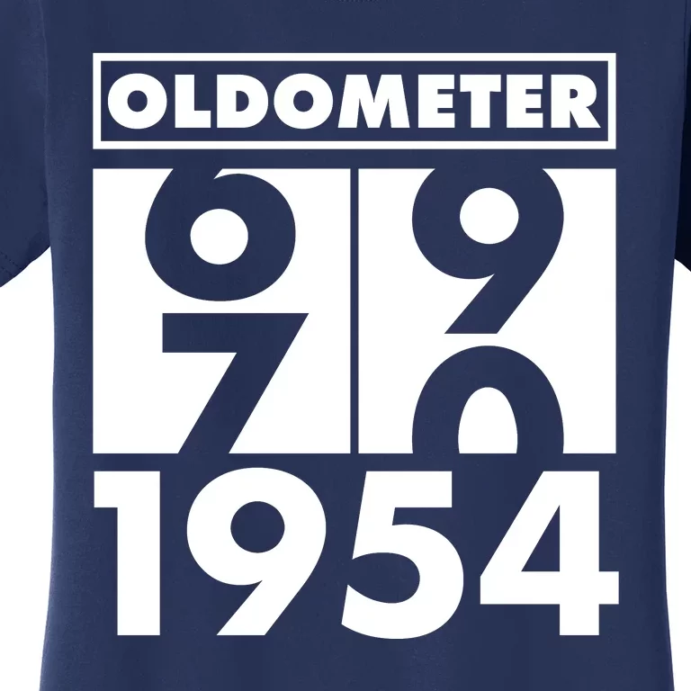 Funny Oldometer Made In 1954 70th Birthday Women's T-Shirt