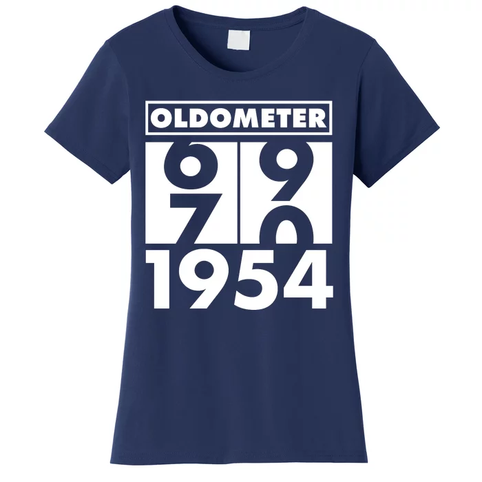 Funny Oldometer Made In 1954 70th Birthday Women's T-Shirt