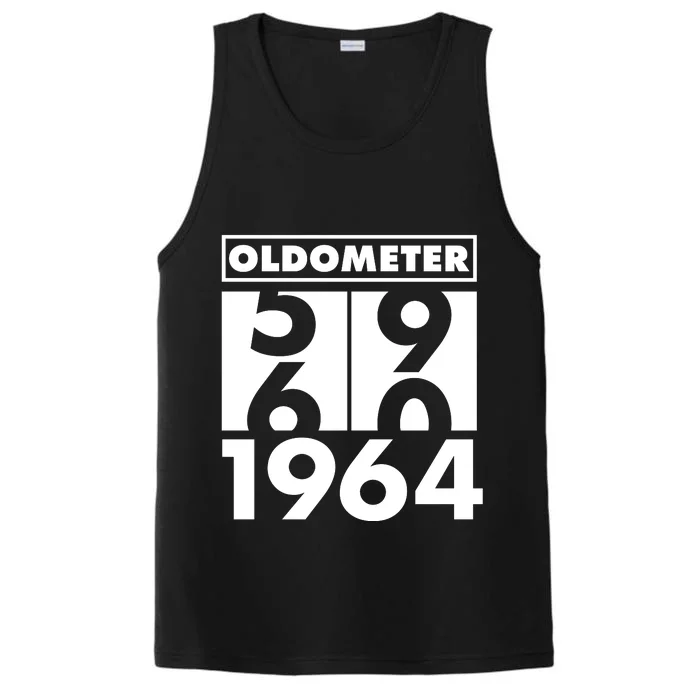 Funny Oldometer Made In 1964 60th Birthday Performance Tank