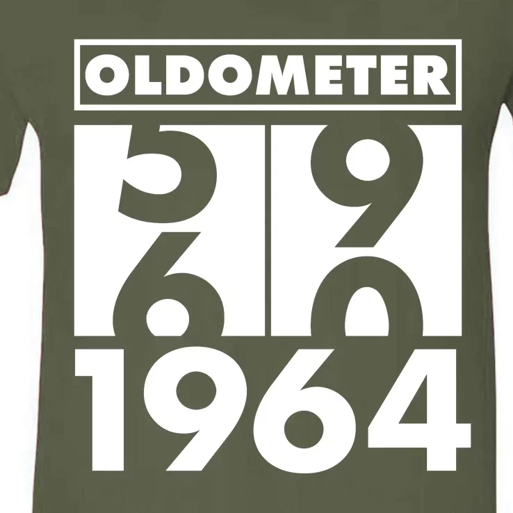 Funny Oldometer Made In 1964 60th Birthday V-Neck T-Shirt