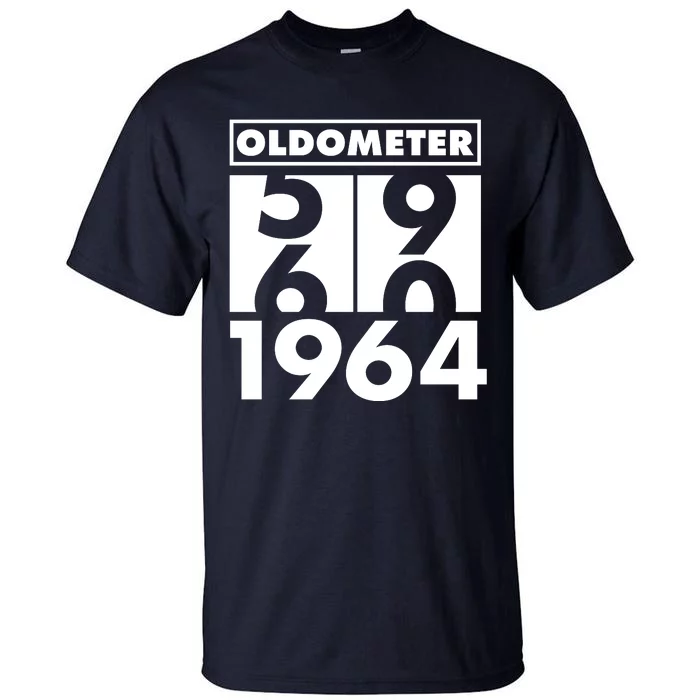 Funny Oldometer Made In 1964 60th Birthday Tall T-Shirt