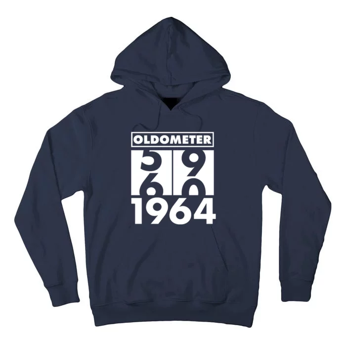 Funny Oldometer Made In 1964 60th Birthday Tall Hoodie