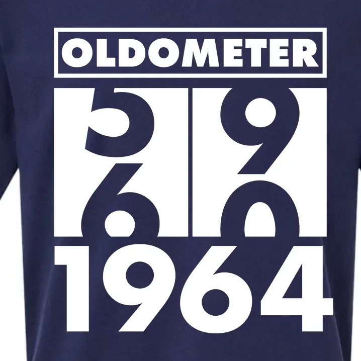 Funny Oldometer Made In 1964 60th Birthday Sueded Cloud Jersey T-Shirt