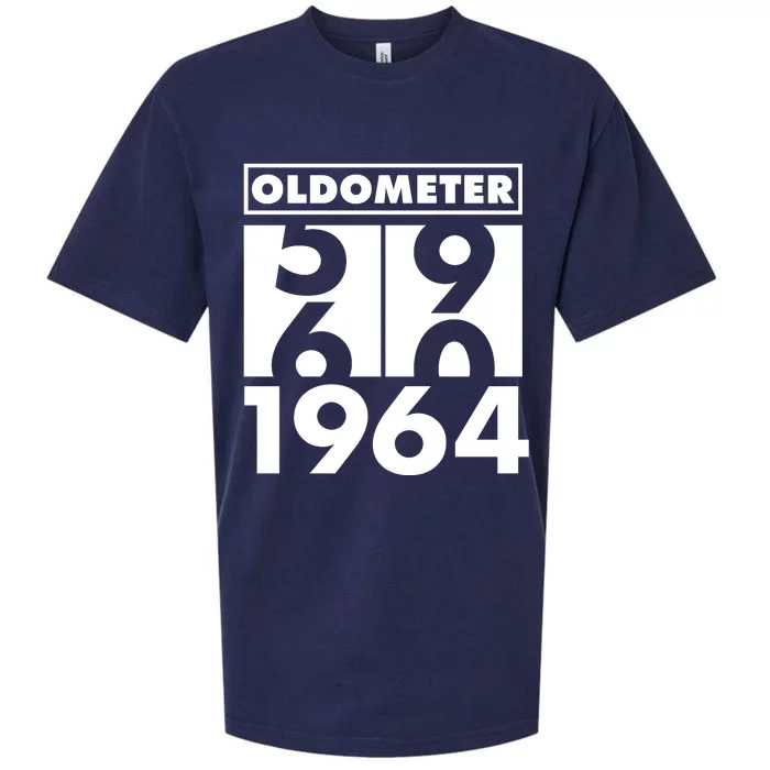 Funny Oldometer Made In 1964 60th Birthday Sueded Cloud Jersey T-Shirt