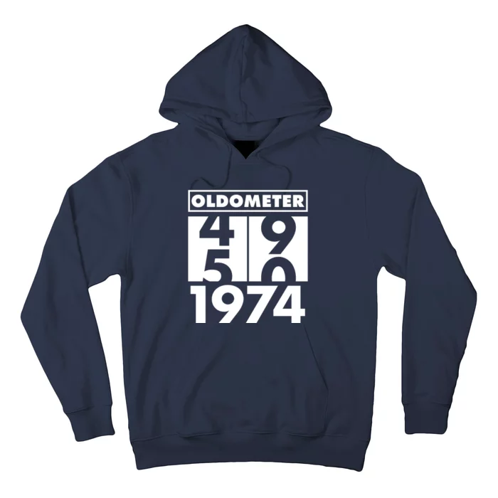 Funny Oldometer Made In 1974 50th Birthday Hoodie