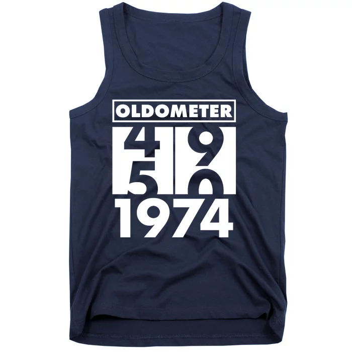 Funny Oldometer Made In 1974 50th Birthday Tank Top