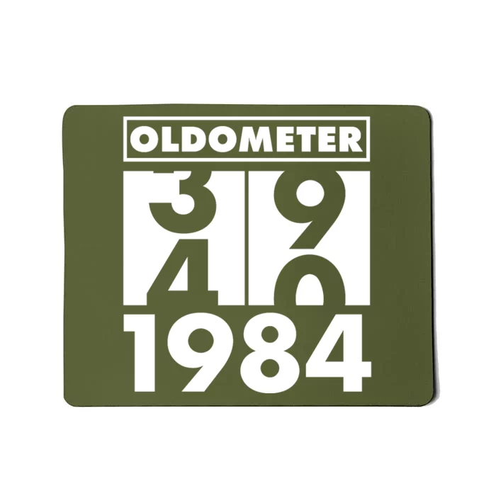 Funny Oldometer Made In 1984 40th Birthday Mousepad