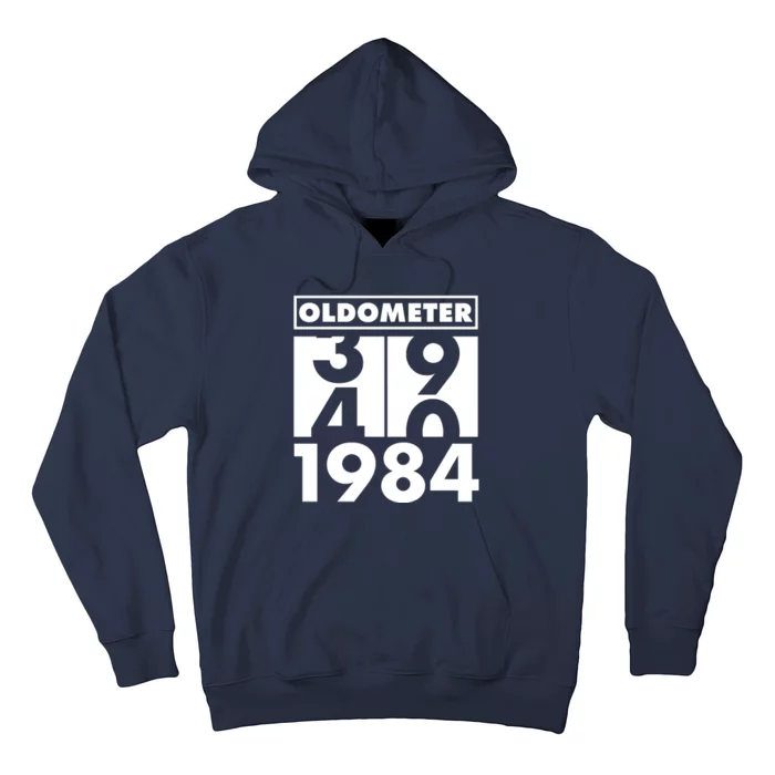 Funny Oldometer Made In 1984 40th Birthday Hoodie