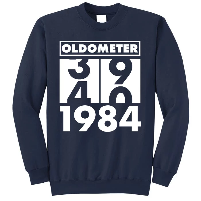 Funny Oldometer Made In 1984 40th Birthday Sweatshirt