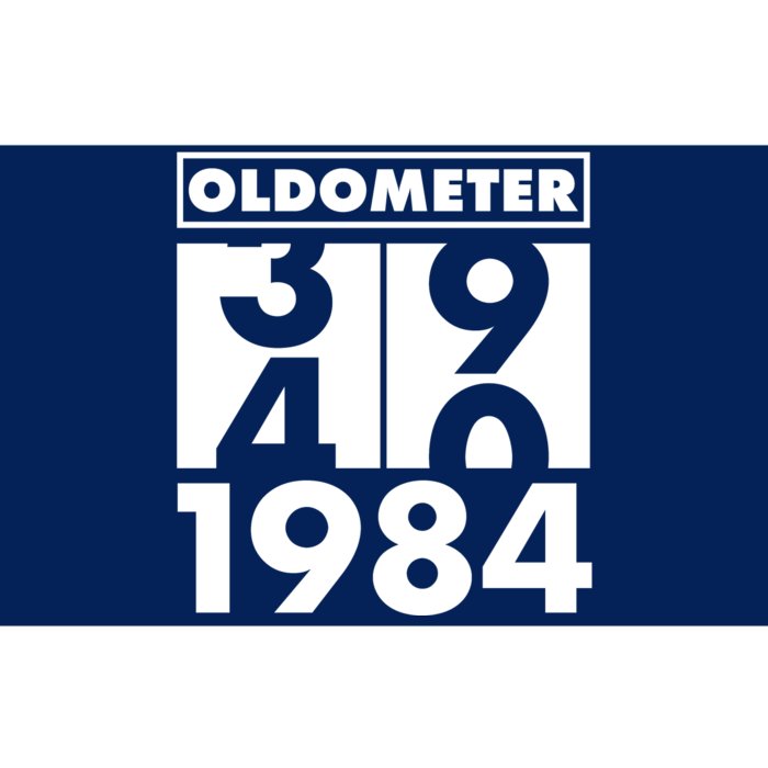 Funny Oldometer Made In 1984 40th Birthday Bumper Sticker