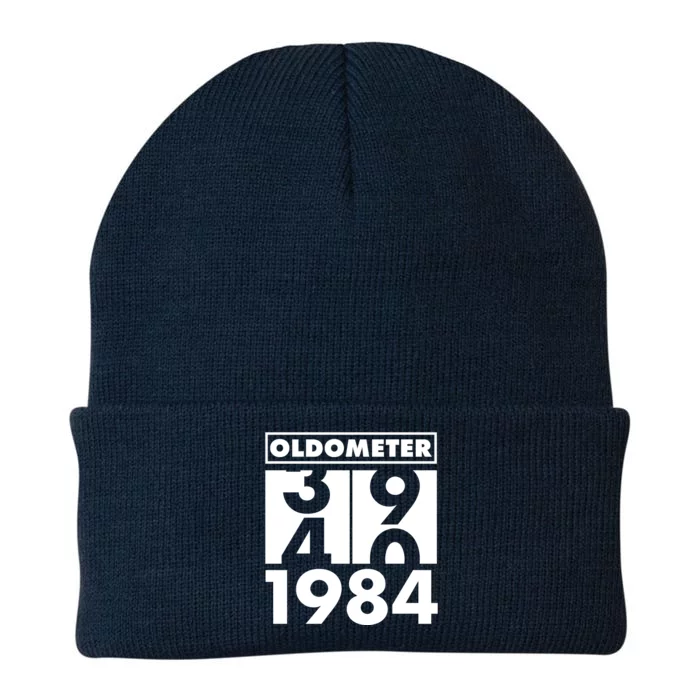 Funny Oldometer Made In 1984 40th Birthday Knit Cap Winter Beanie