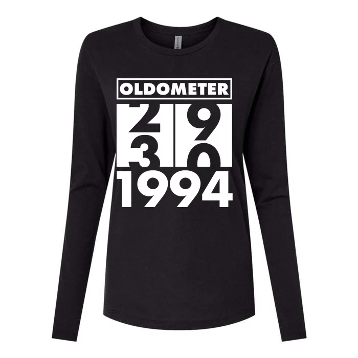 Funny Oldometer Made In 1994 30th Birthday Womens Cotton Relaxed Long Sleeve T-Shirt