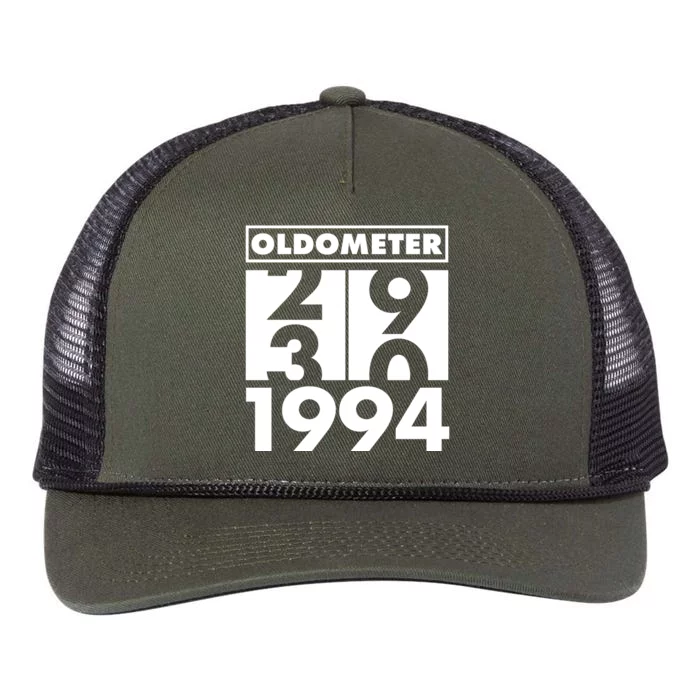 Funny Oldometer Made In 1994 30th Birthday Retro Rope Trucker Hat Cap