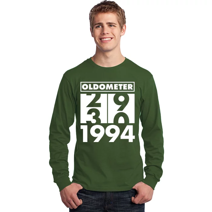 Funny Oldometer Made In 1994 30th Birthday Long Sleeve Shirt