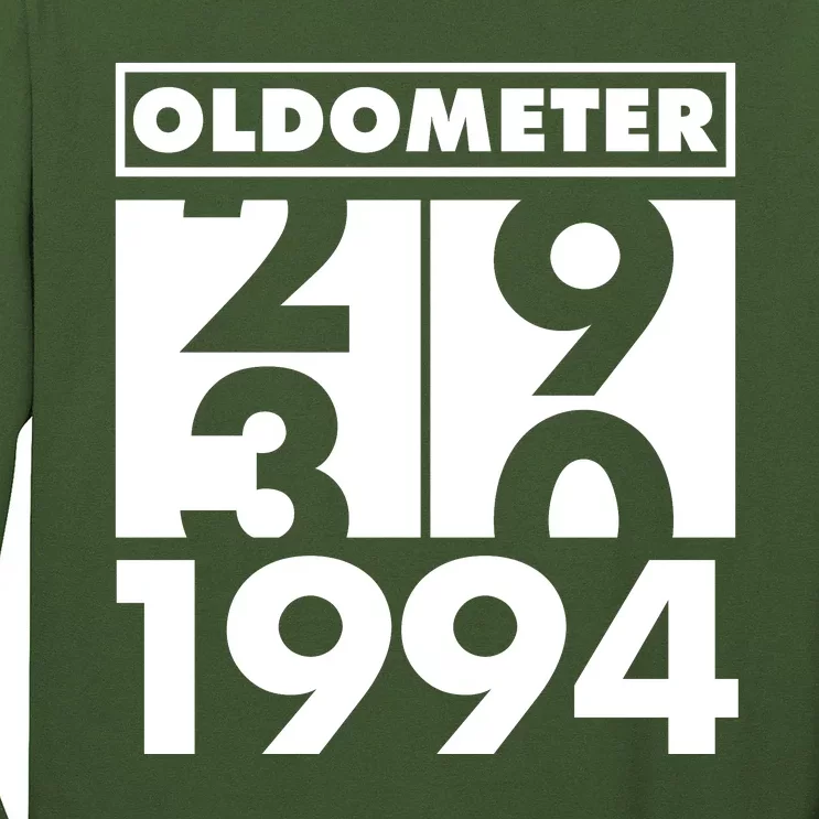 Funny Oldometer Made In 1994 30th Birthday Long Sleeve Shirt