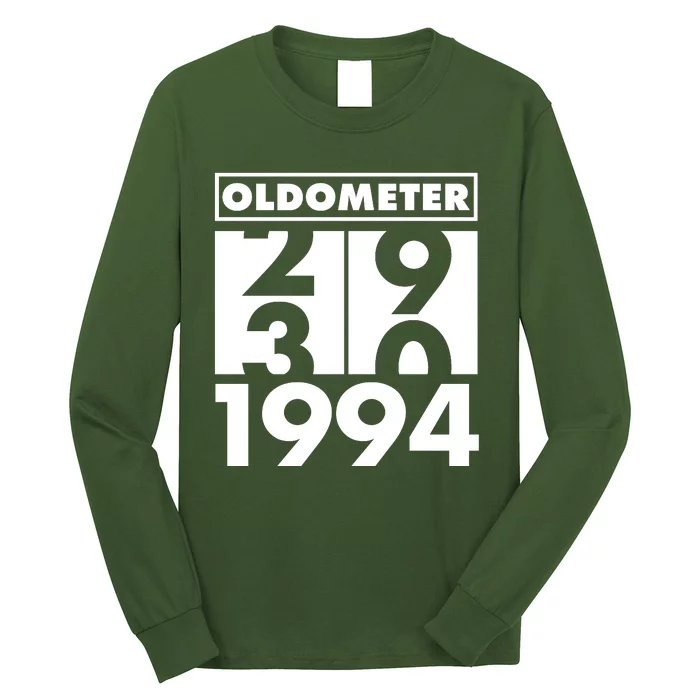 Funny Oldometer Made In 1994 30th Birthday Long Sleeve Shirt