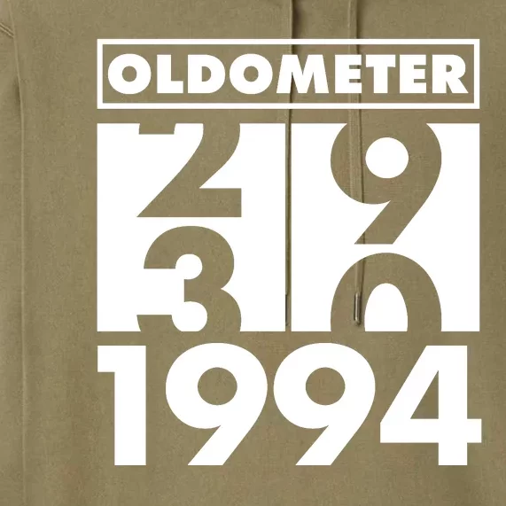 Funny Oldometer Made In 1994 30th Birthday Premium Hoodie