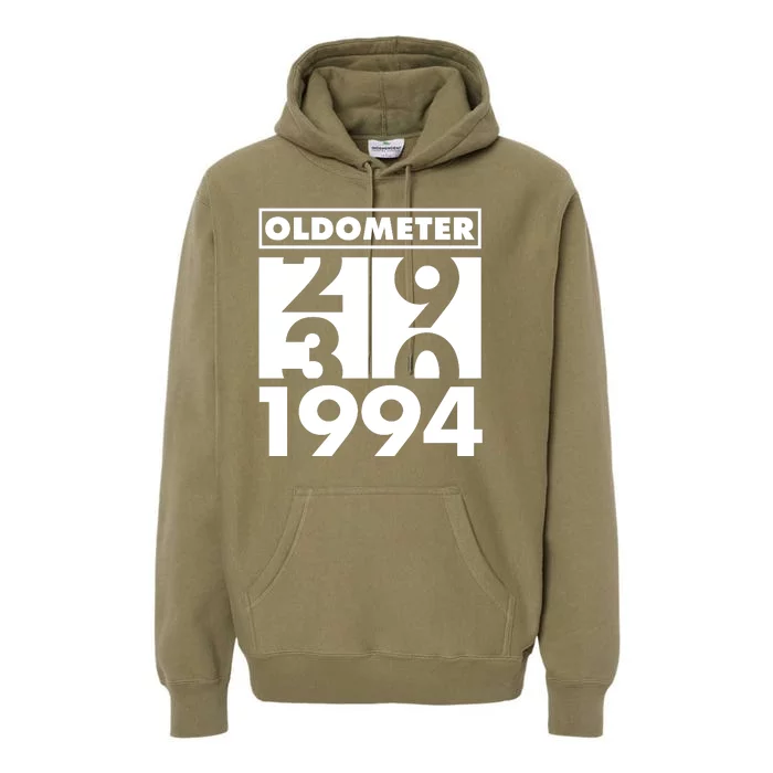 Funny Oldometer Made In 1994 30th Birthday Premium Hoodie