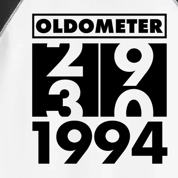 Funny Oldometer Made In 1994 30th Birthday Toddler Fine Jersey T-Shirt