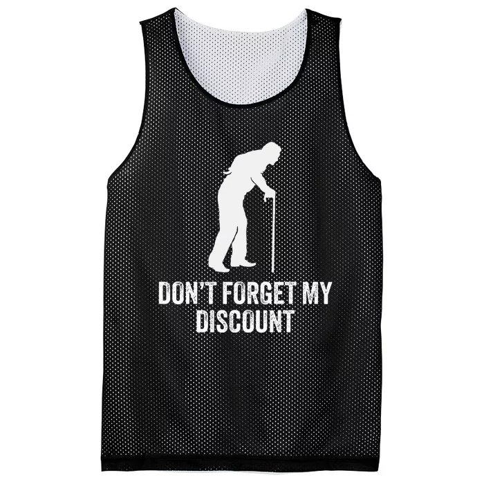 Funny Old Man Gag Old Person Older People Dad Birthday Mesh Reversible Basketball Jersey Tank