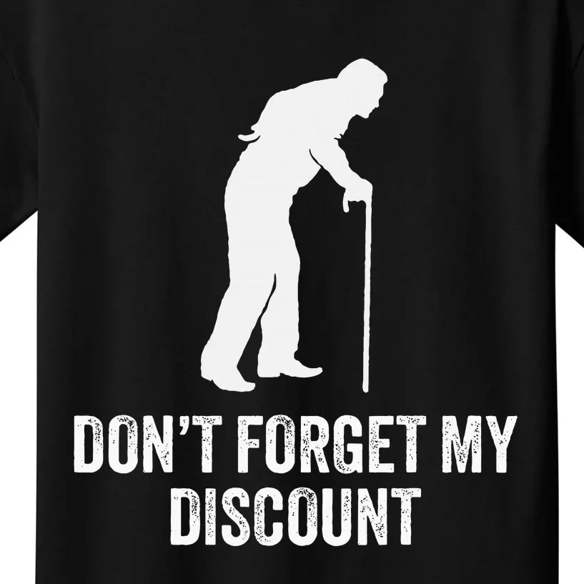 Funny Old Man Gag Old Person Older People Dad Birthday Kids T-Shirt