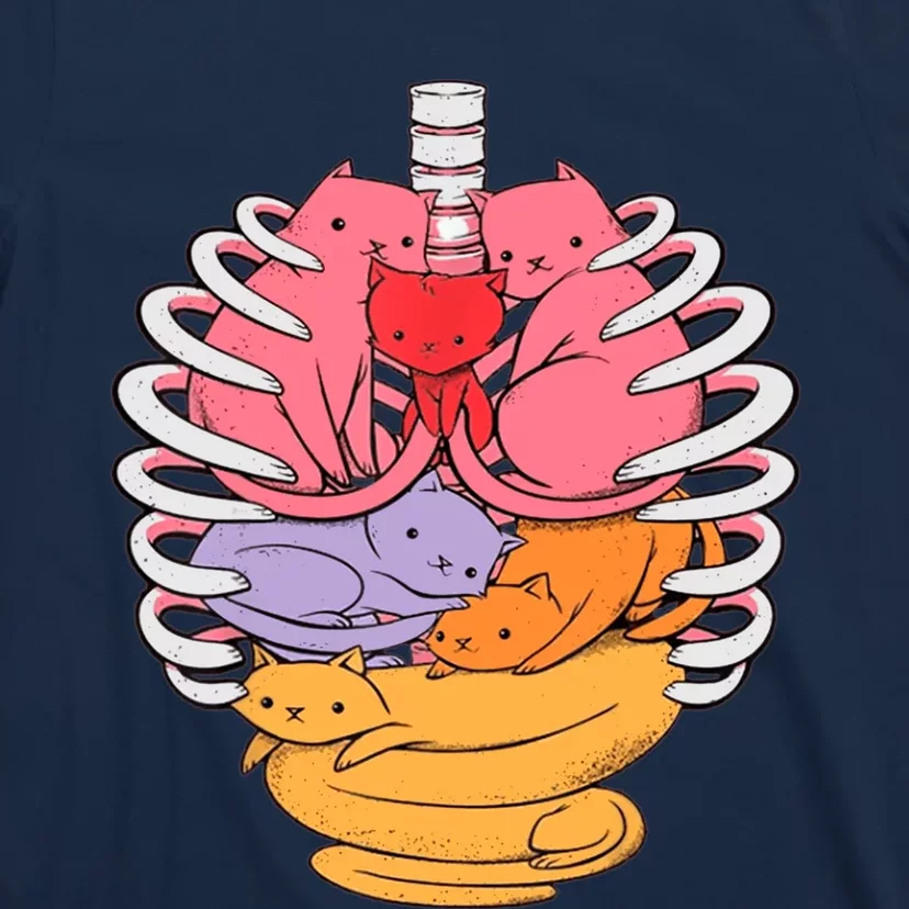 Funny Organs Made Out Of Cats T-Shirt