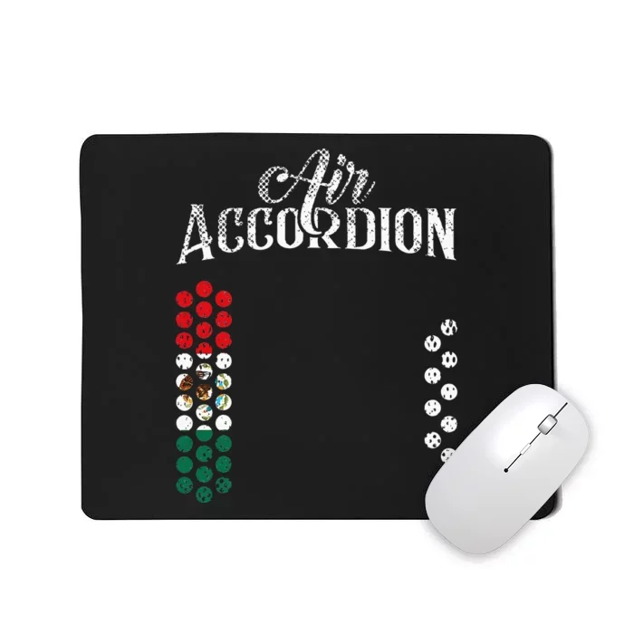 Flag Of Mexico Fiesta Mexican Flag Air Accordion Mousepad