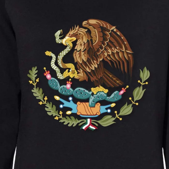 Flag Of Mexico United States Mexican War Of Independence Tenochtitlan The Eagl Womens California Wash Sweatshirt