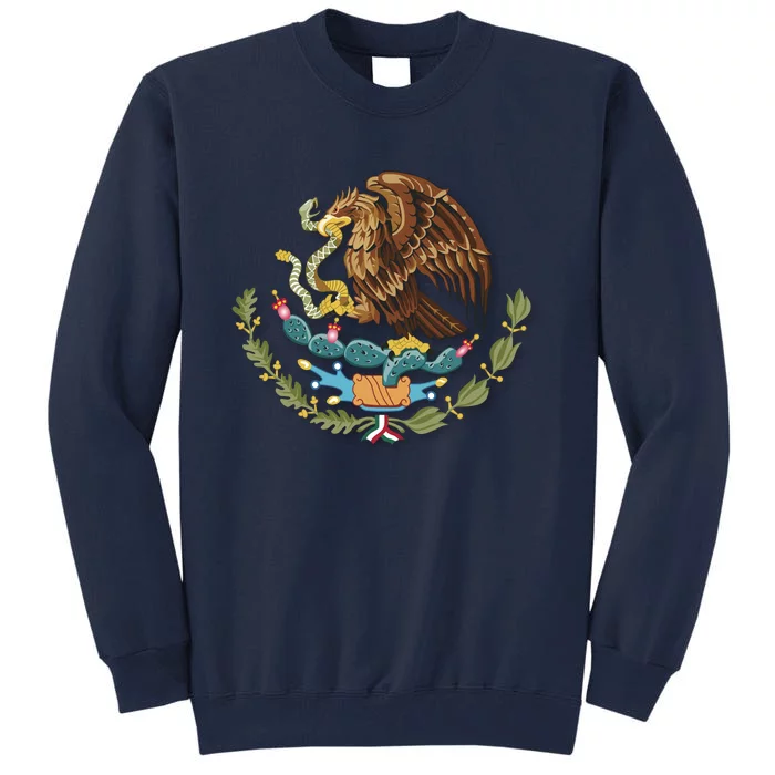 Flag Of Mexico United States Mexican War Of Independence Tenochtitlan The Eagl Tall Sweatshirt