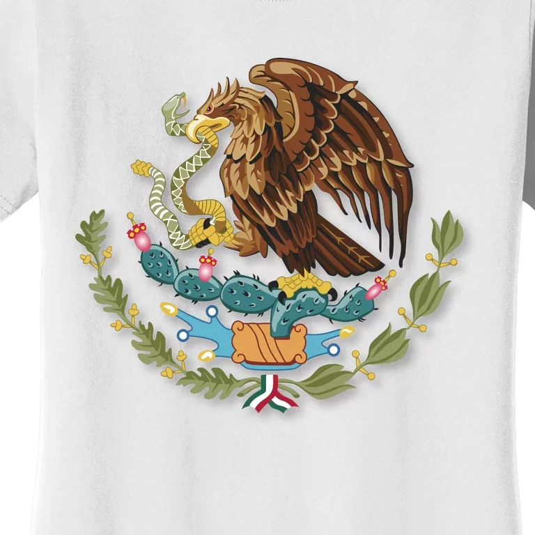 Flag Of Mexico United States Mexican War Of Independence Tenochtitlan The Eagl Women's T-Shirt