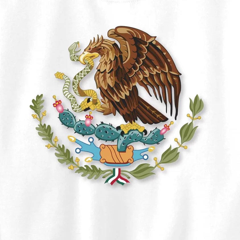 Flag Of Mexico United States Mexican War Of Independence Tenochtitlan The Eagl Kids Sweatshirt