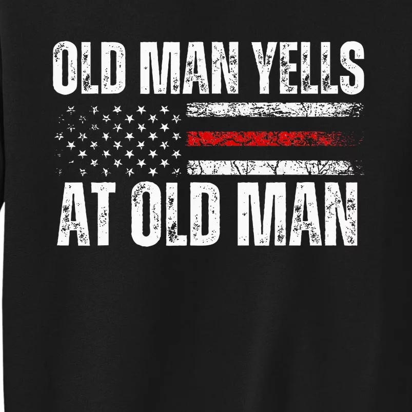 Funny Old Man Yells At Old Man Biden Trump Debates 2024 Sweatshirt