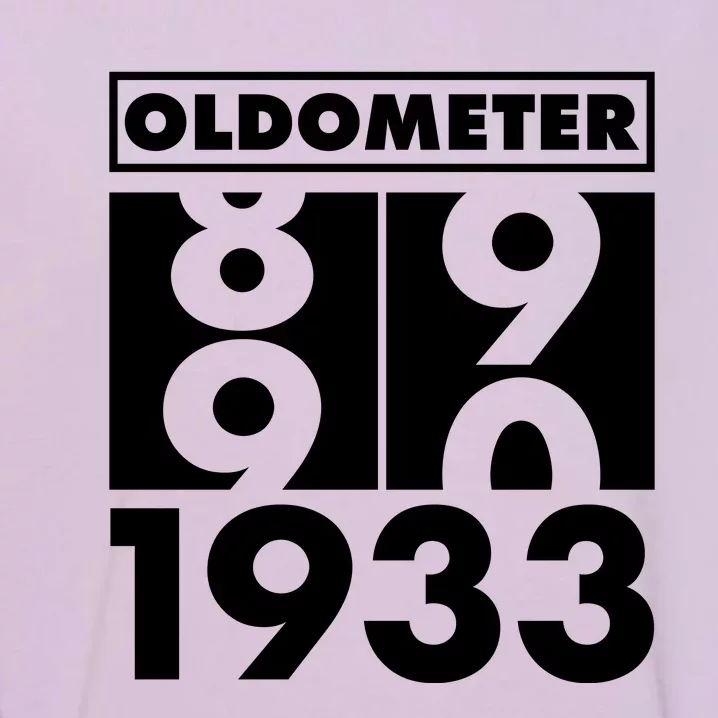 Funny Oldometer Made In 1933 90th Birthday Garment-Dyed Sweatshirt