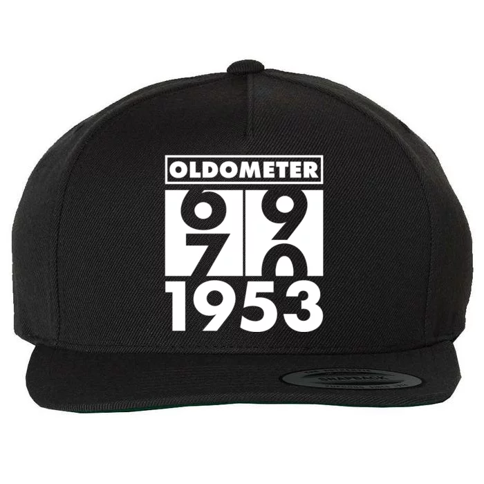 Funny Oldometer Made In 1953 70th Birthday Wool Snapback Cap