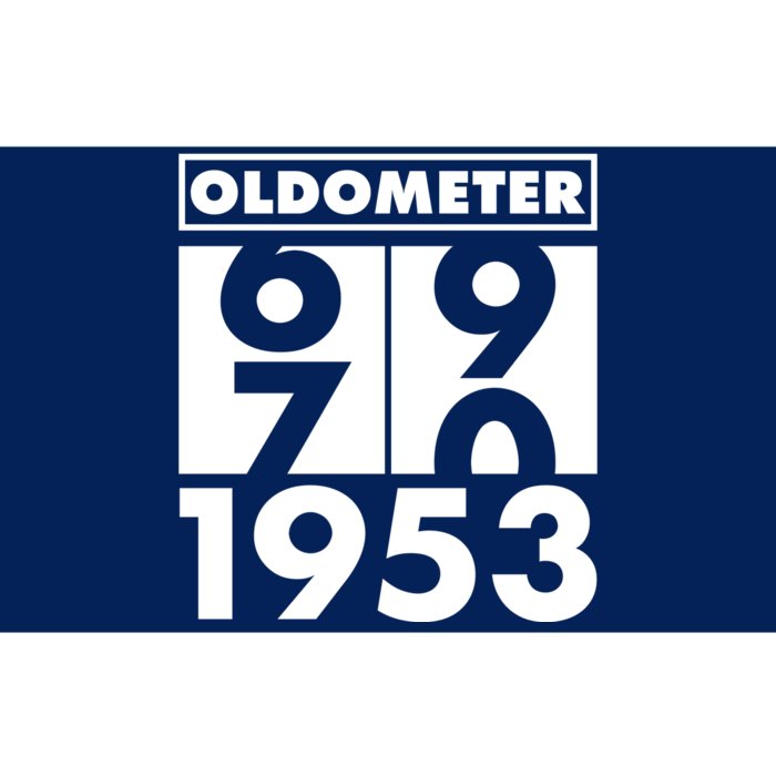 Funny Oldometer Made In 1953 70th Birthday Bumper Sticker