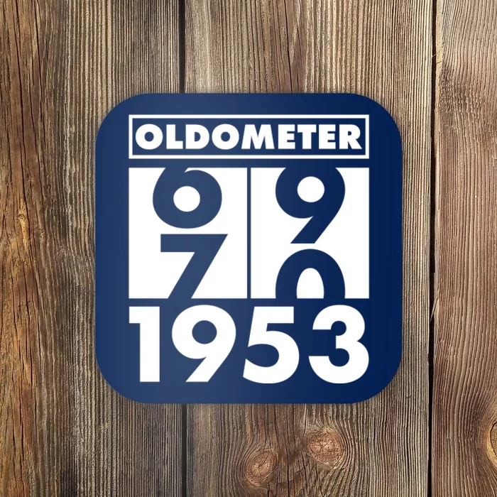 Funny Oldometer Made In 1953 70th Birthday Coaster