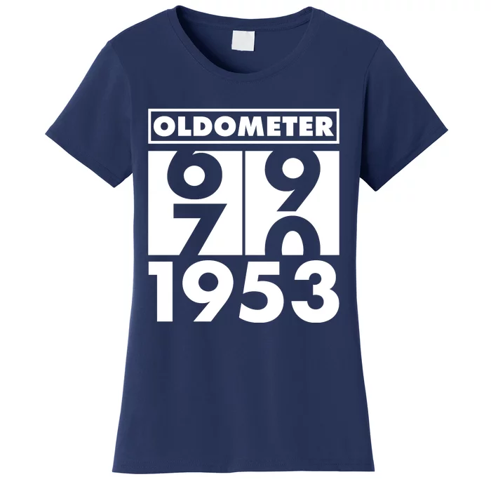 Funny Oldometer Made In 1953 70th Birthday Women's T-Shirt