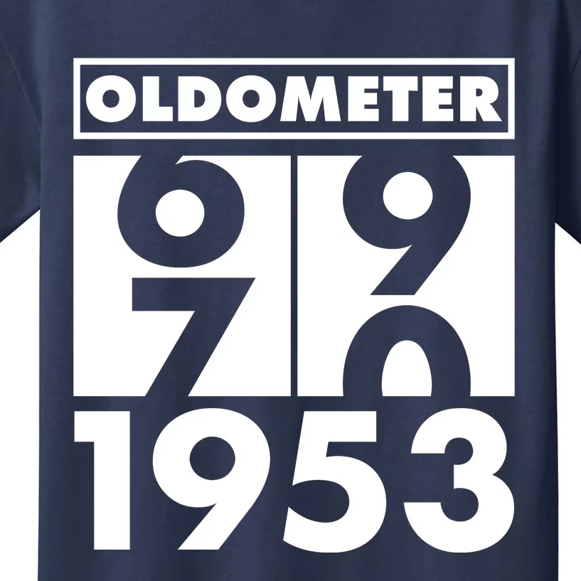 Funny Oldometer Made In 1953 70th Birthday Kids T-Shirt