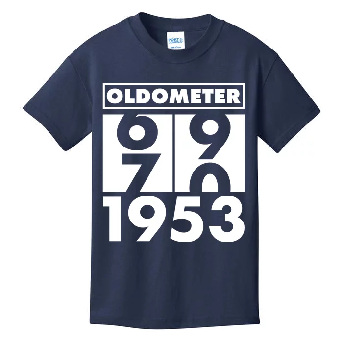 Funny Oldometer Made In 1953 70th Birthday Kids T-Shirt