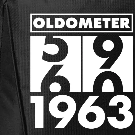 Funny Oldometer Made In 1963 60th Birthday City Backpack