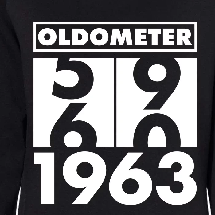 Funny Oldometer Made In 1963 60th Birthday Womens California Wash Sweatshirt