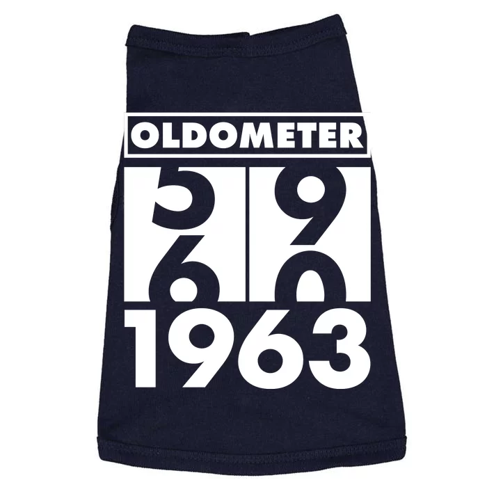 Funny Oldometer Made In 1963 60th Birthday Doggie Tank