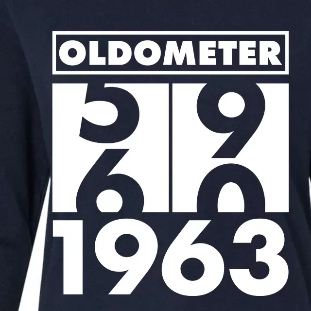 Funny Oldometer Made In 1963 60th Birthday Womens Cotton Relaxed Long Sleeve T-Shirt