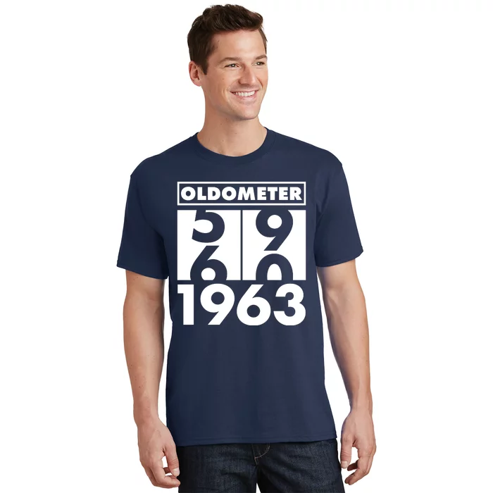 Funny Oldometer Made In 1963 60th Birthday T-Shirt